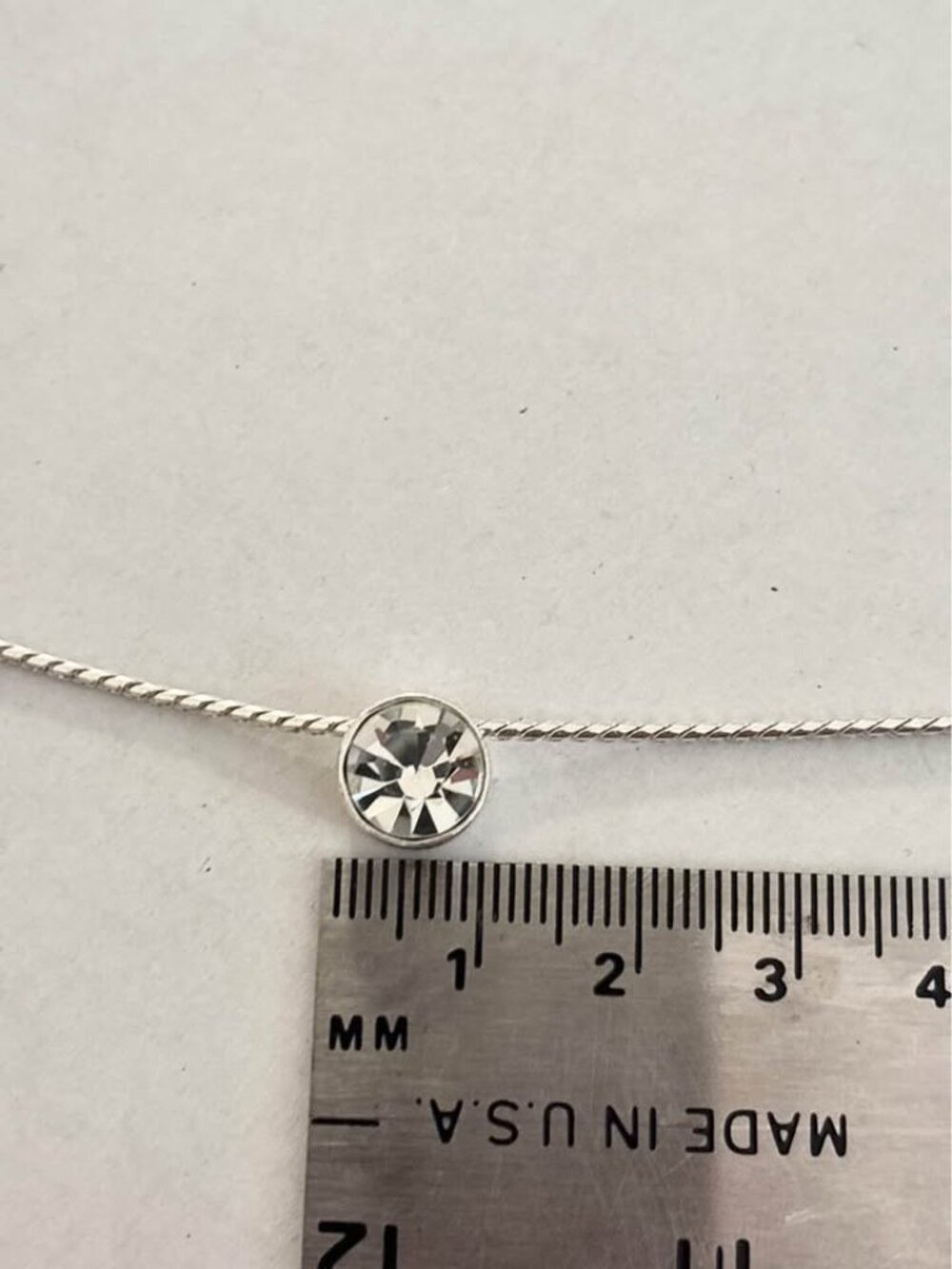 Jones New York (JNY) Crystal Pendant Necklace – Minimalist Jewelry - Picture 7 of 9